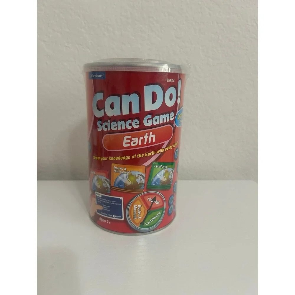 Lakeshore Can Do Science Game Earth Grade 2-4 Educational Activity - New, Sealed